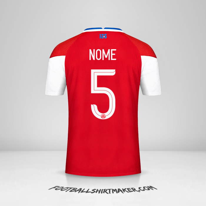 Camisola Chile 2020/2021 -  nome - 5