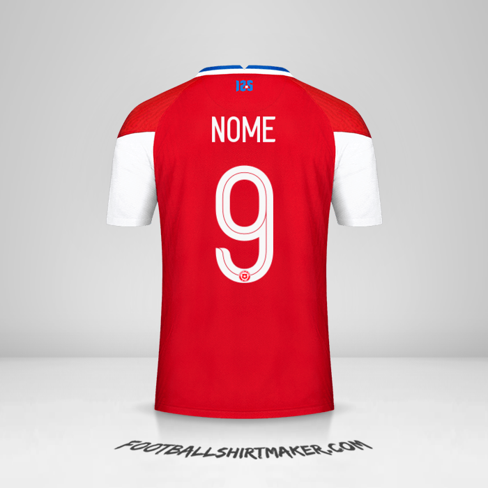 Camisola Chile 2020/2021 -  nome - 9