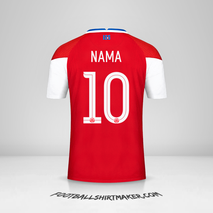 Jersey Cile 2020/2021 -  nama - 10
