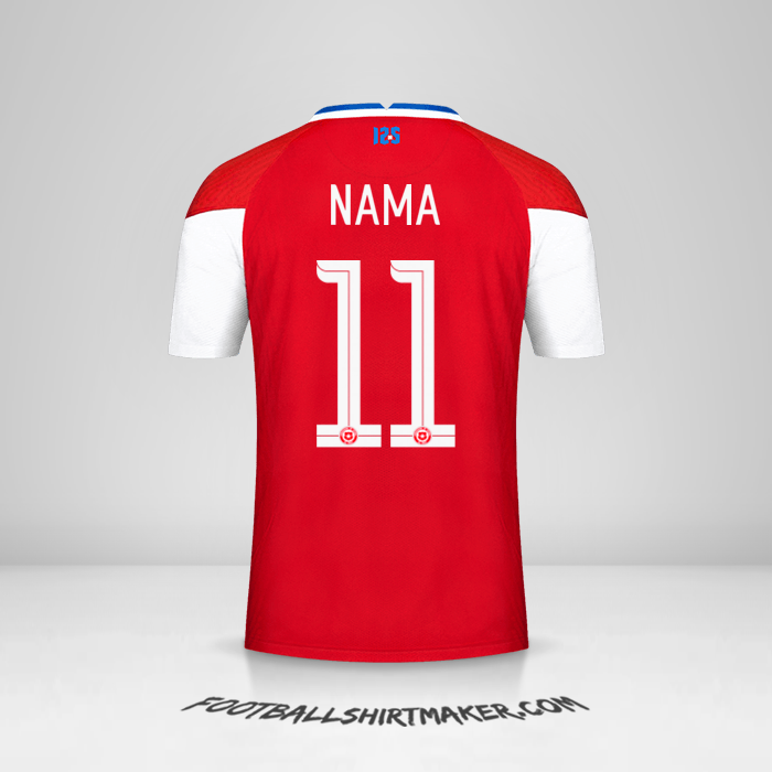 Jersey Cile 2020/2021 -  nama - 11