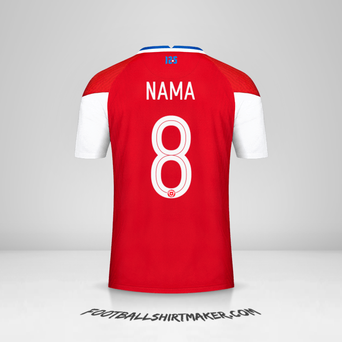 Jersey Cile 2020/2021 -  nama - 8