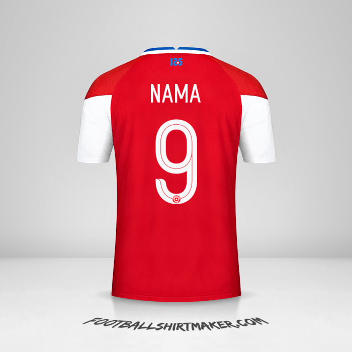 Jersey Cile 2020/2021 -  nama - 9