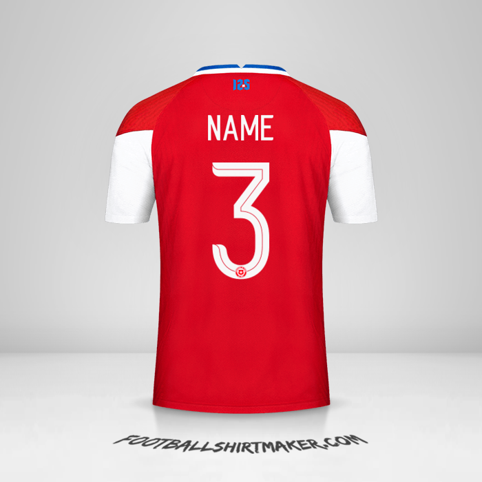 Trikot Chile 2020/2021 -  name - 3