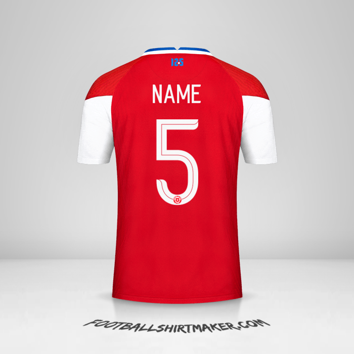 Shirt Chile 2020/2021 -  name - 5