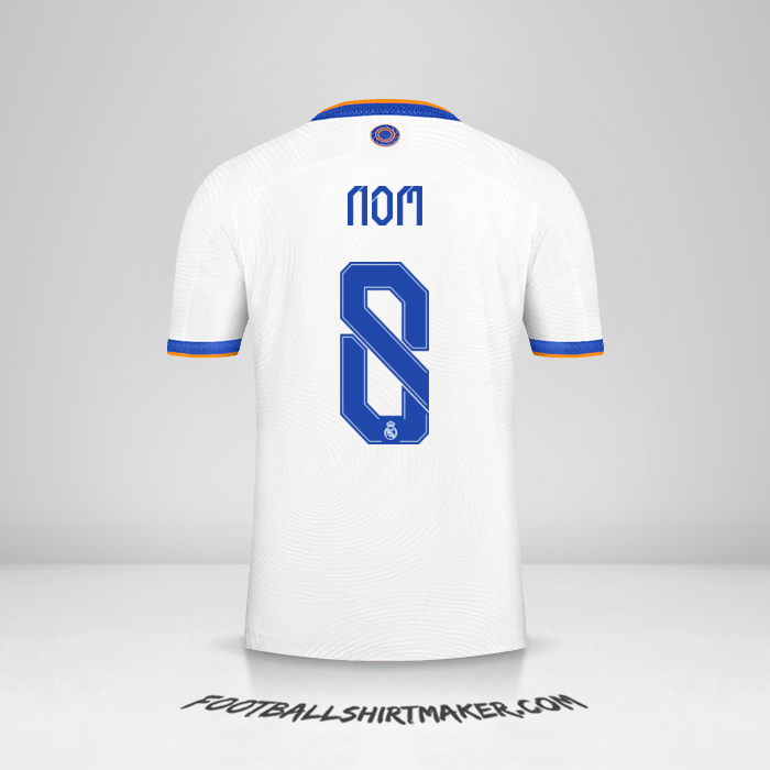 Maillot Real Madrid CF Cup 2021/2022 -  nom - 8
