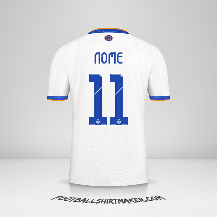 Camisa Real Madrid CF Cup 2021/2022 -  nome - 11