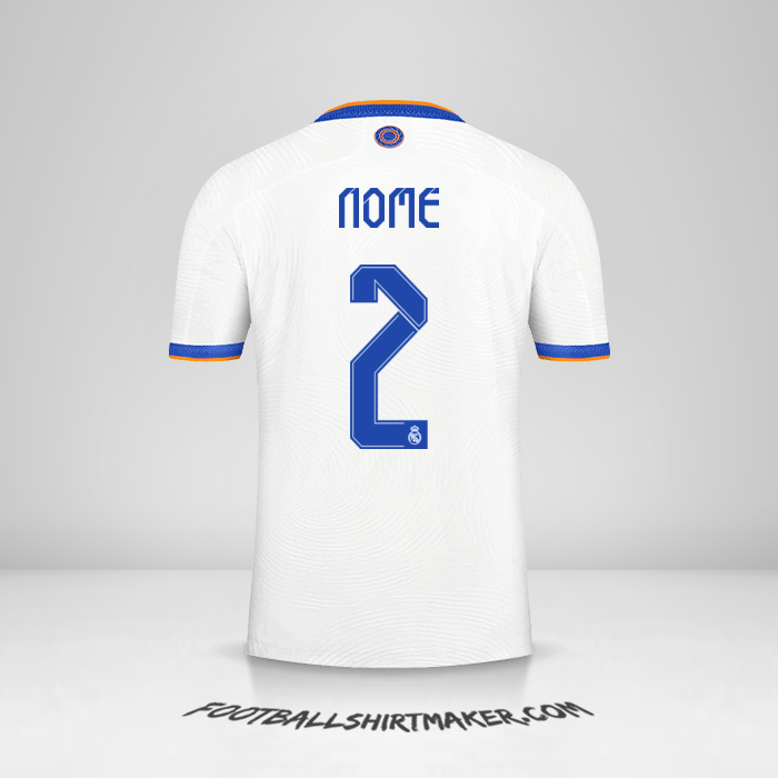 Maglia Real Madrid CF Cup 2021/2022 -  nome - 2