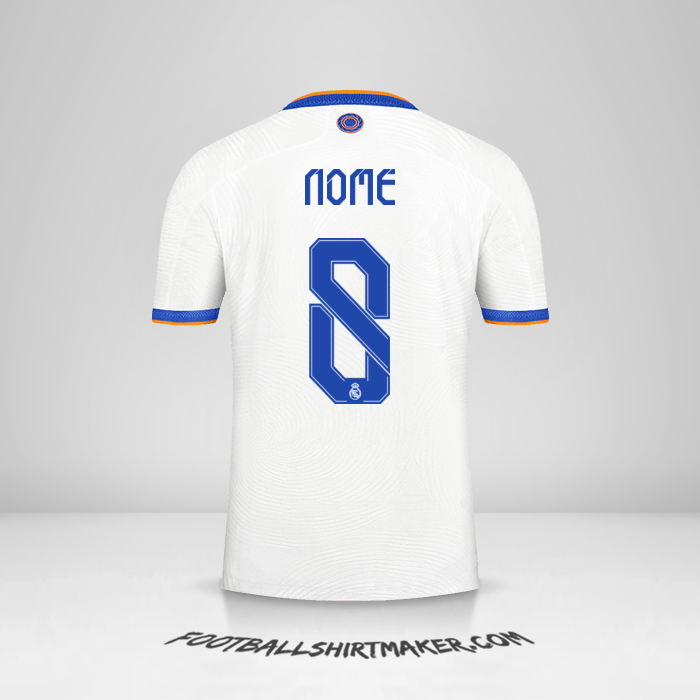 Camisa Real Madrid CF Cup 2021/2022 -  nome - 8