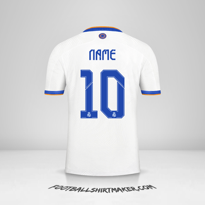Jersey Real Madrid CF Cup 2021/2022 -  name - 10