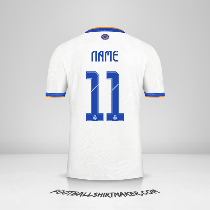 Trikot Real Madrid CF Cup 2021/2022 -  name - 11