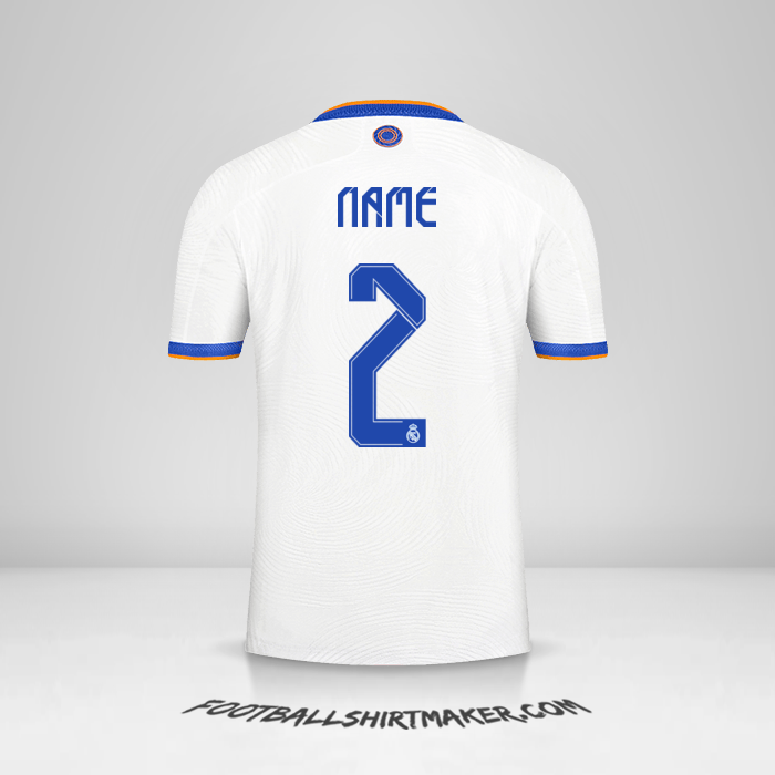 Shirt Real Madrid CF Cup 2021/2022 -  name - 2