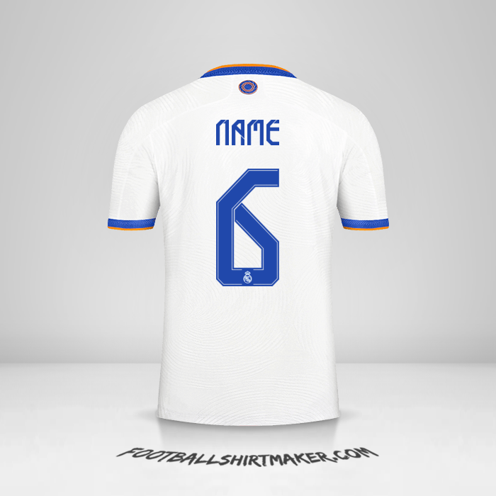 Trikot Real Madrid CF Cup 2021/2022 -  name - 6