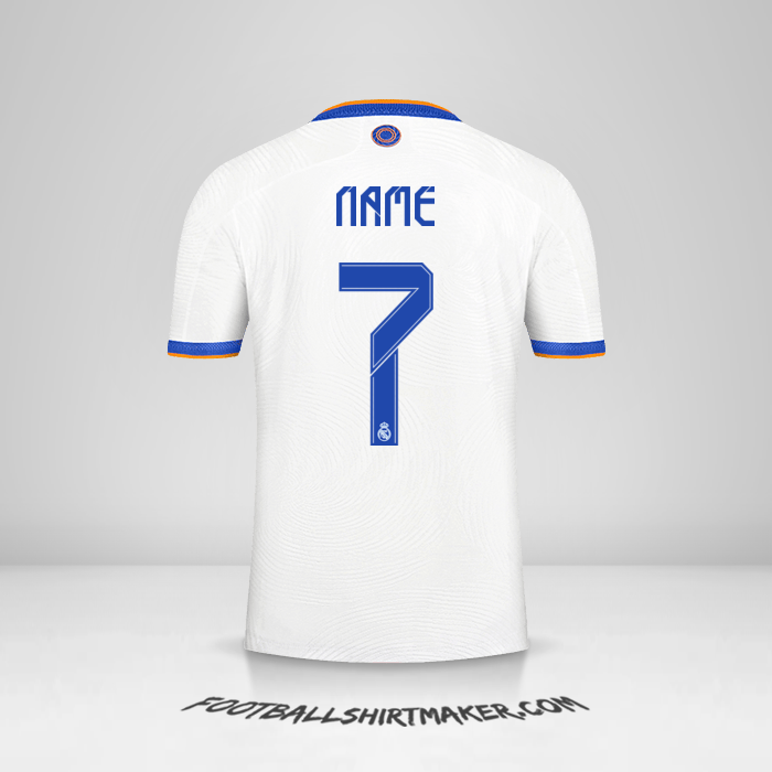 Trikot Real Madrid CF Cup 2021/2022 -  name - 7