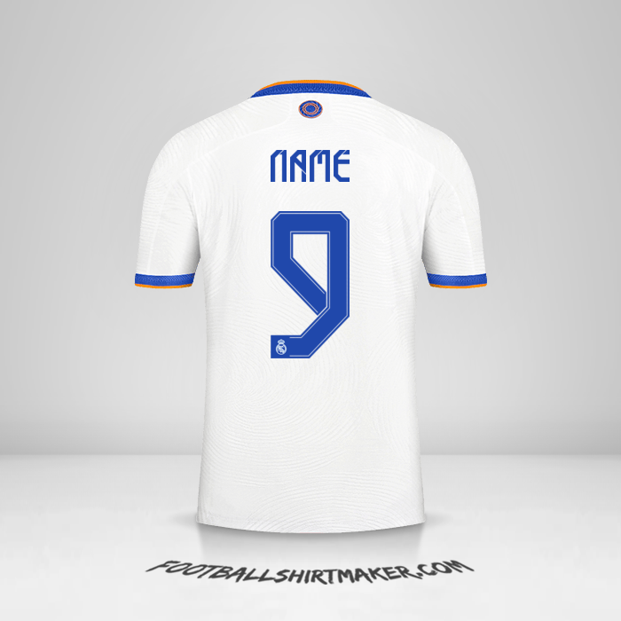 Shirt Real Madrid CF Cup 2021/2022 -  name - 9