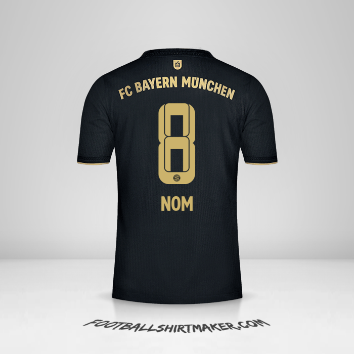 Maillot FC Bayern Munchen 2021/2022 Extérieur -  nom - 8