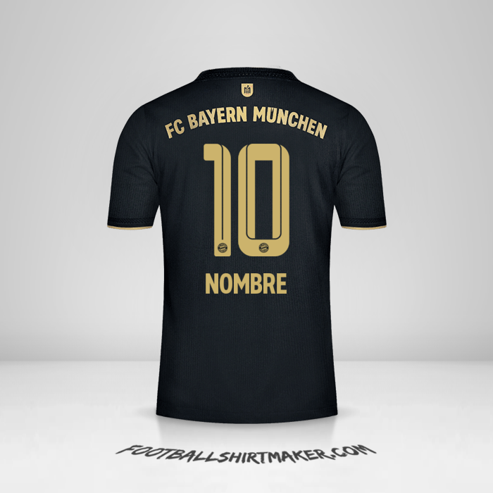 Camiseta FC Bayern Munchen 2021/2022 Visita -  nombre - 10