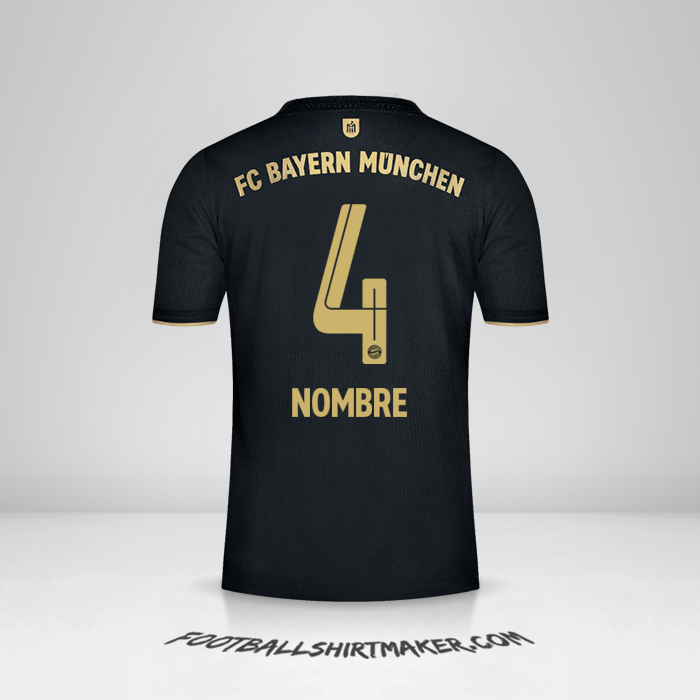 Jersey FC Bayern Munchen 2021/2022 Visita -  nombre - 4