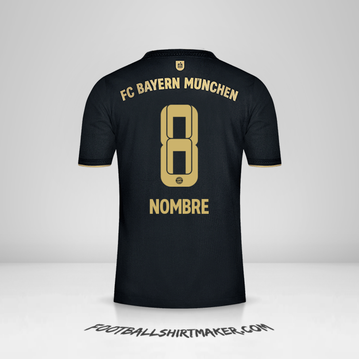 Camiseta FC Bayern Munchen 2021/2022 Visita -  nombre - 8