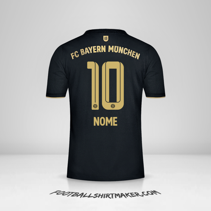 Maglia FC Bayern Munchen 2021/2022 Seconda -  nome - 10