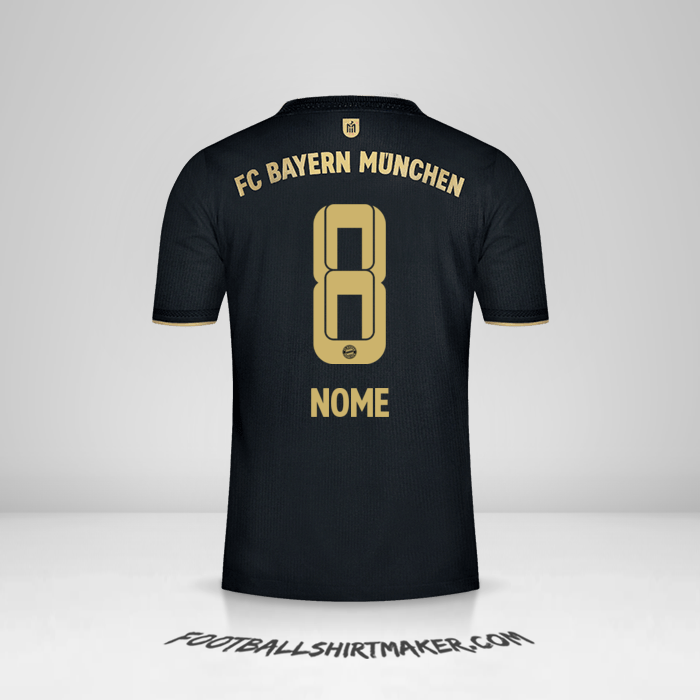 Maglia FC Bayern Munchen 2021/2022 Seconda -  nome - 8