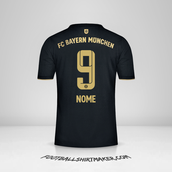 Maglia FC Bayern Munchen 2021/2022 Seconda -  nome - 9