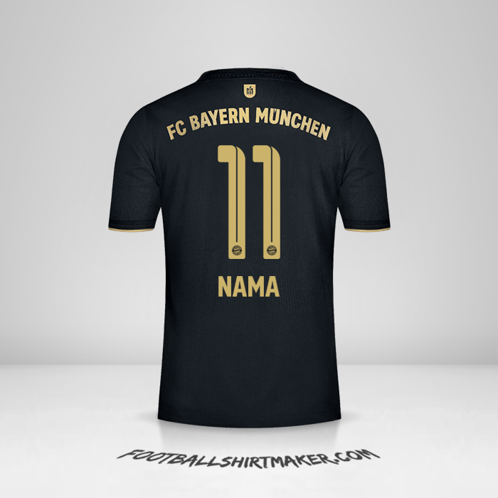 Jersey FC Bayern Munchen 2021/2022 Alternatif -  nama - 11