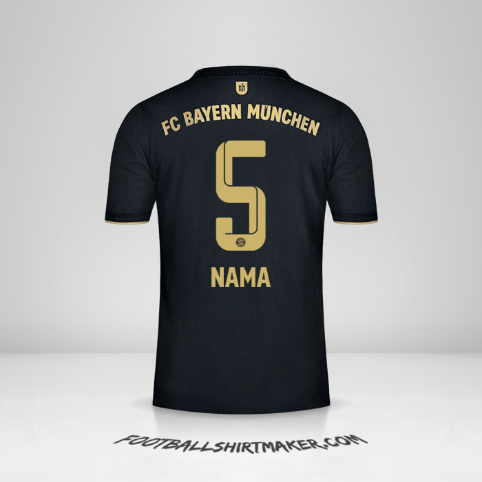Jersey FC Bayern Munchen 2021/2022 Alternatif -  nama - 5