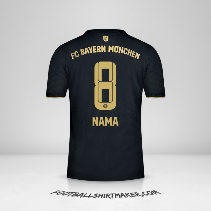 Jersey FC Bayern Munchen 2021/2022 Alternatif -  nama - 8