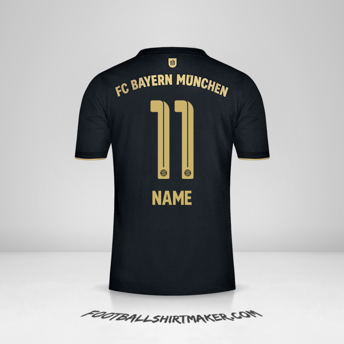 Trikot FC Bayern Munchen 2021/2022 Auswärts -  name - 11