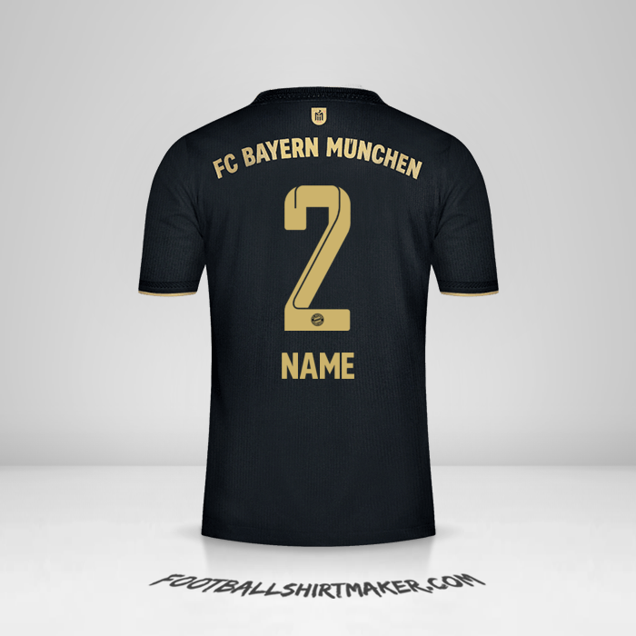 Shirt FC Bayern Munchen 2021/2022 Away -  name - 2