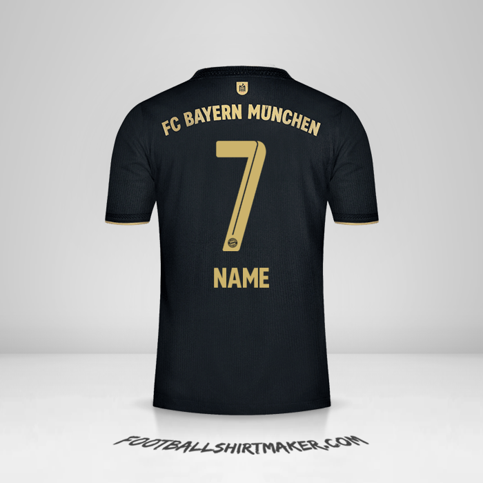 Trikot FC Bayern Munchen 2021/2022 Auswärts -  name - 7