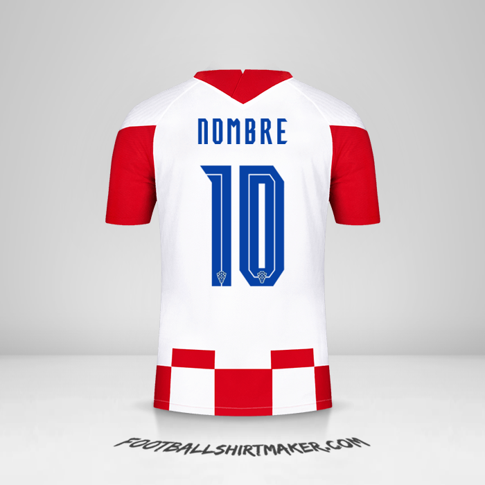 Jersey Croacia 2020/2021 -  nombre - 10