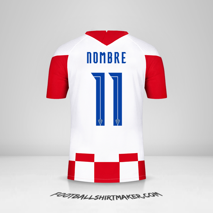 Jersey Croacia 2020/2021 -  nombre - 11