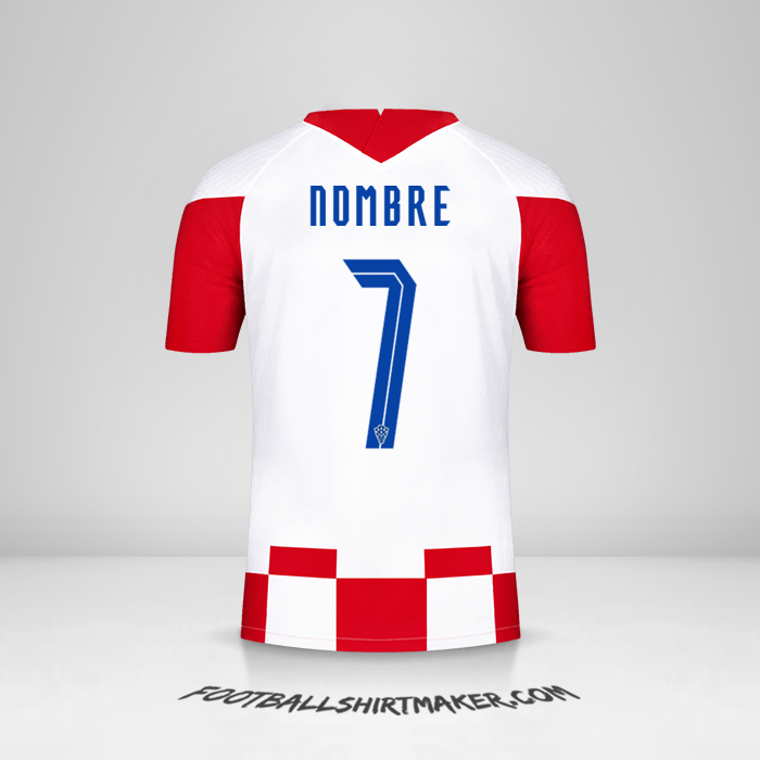 Jersey Croacia 2020/2021 -  nombre - 7