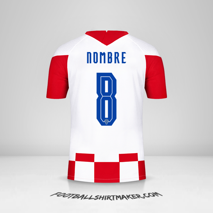 Camiseta Croacia 2020/2021 -  nombre - 8