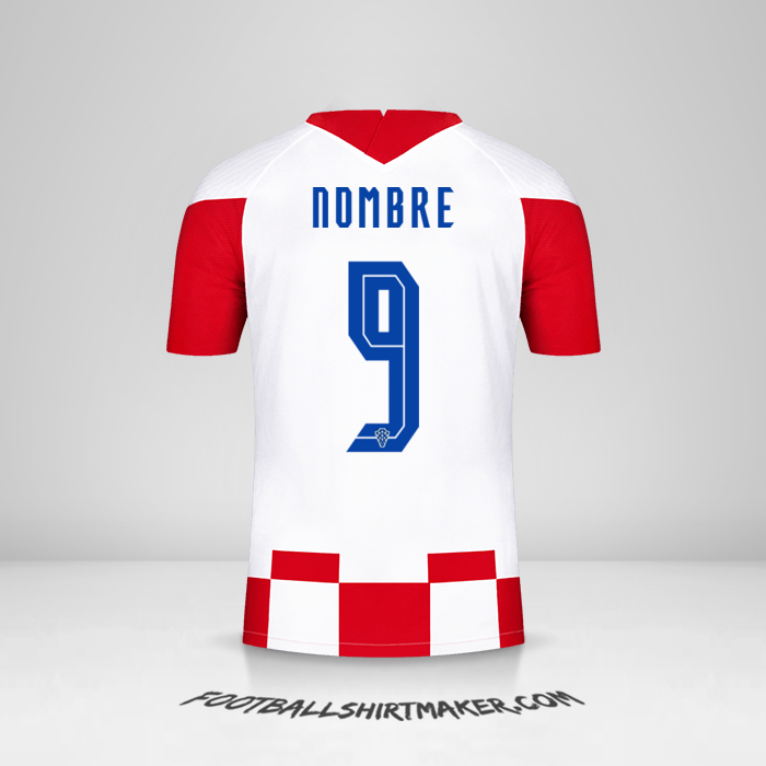 Jersey Croacia 2020/2021 -  nombre - 9