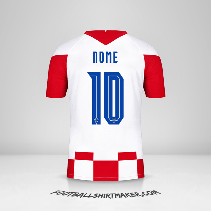 Maglia Croazia 2020/2021 -  nome - 10