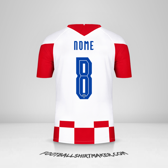 Camisa Croácia 2020/2021 -  nome - 8