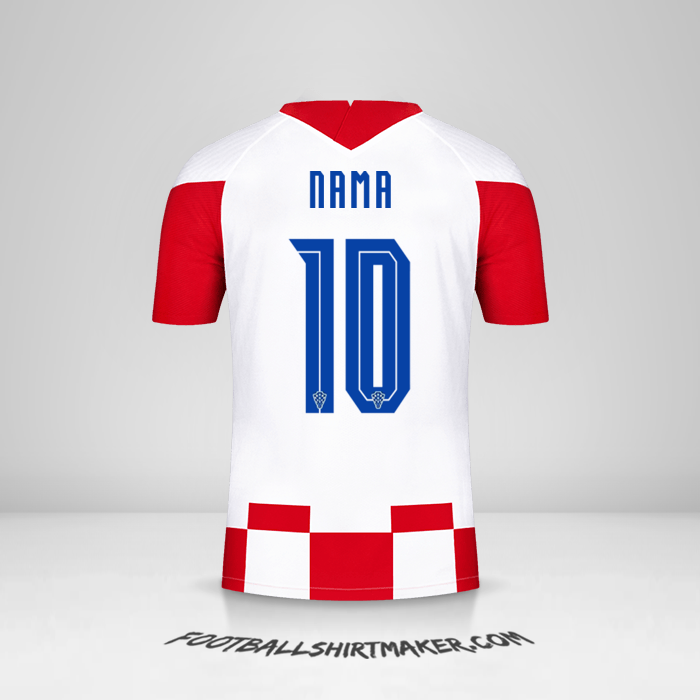 Jersey Kroasia 2020/2021 -  nama - 10