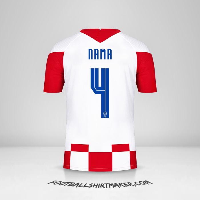 Jersey Kroasia 2020/2021 -  nama - 4
