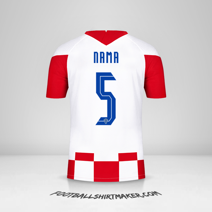 Jersey Kroasia 2020/2021 -  nama - 5