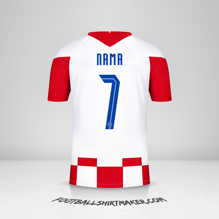 Jersey Kroasia 2020/2021 -  nama - 7