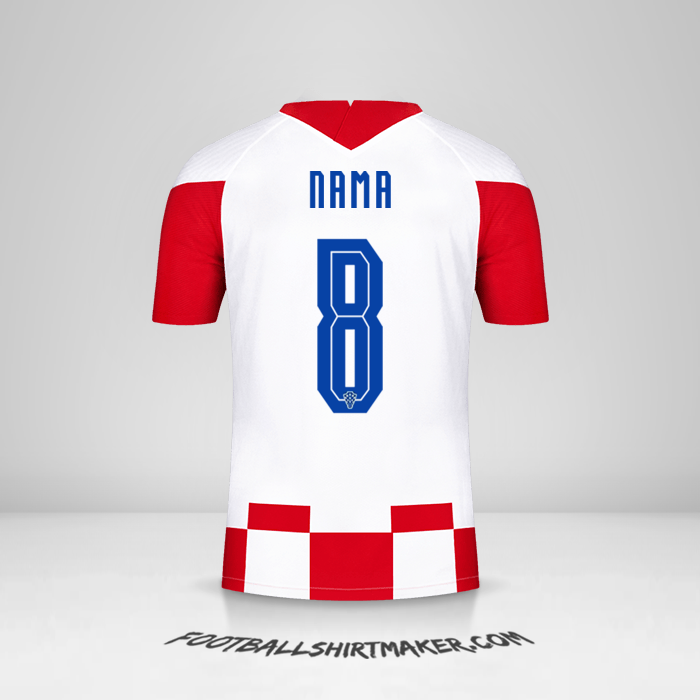Jersey Kroasia 2020/2021 -  nama - 8