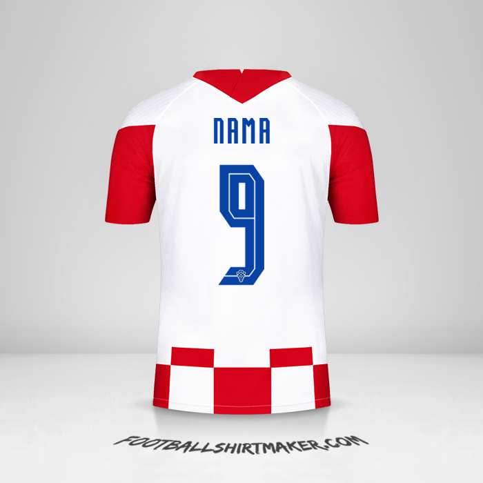 Jersey Kroasia 2020/2021 -  nama - 9