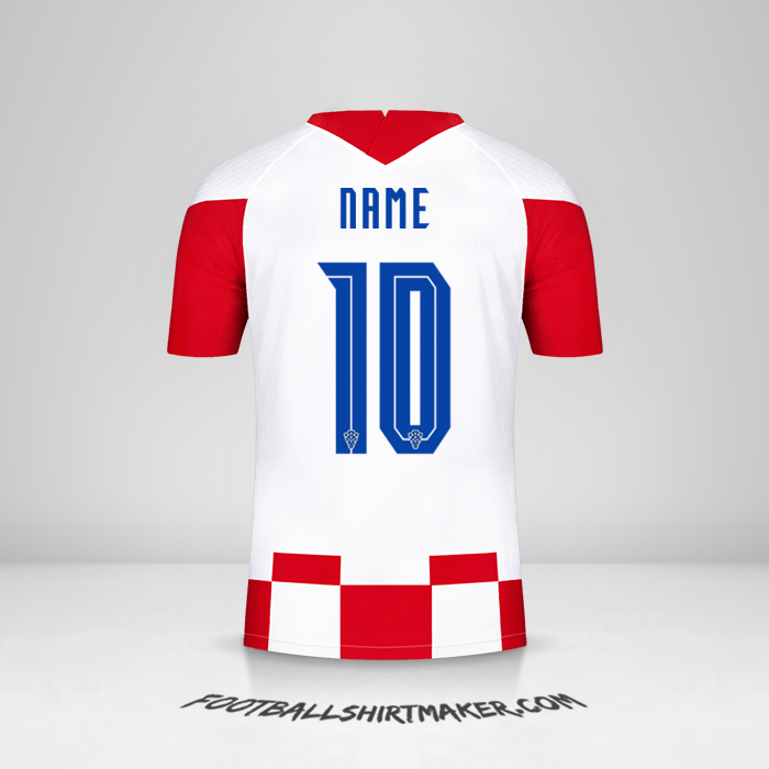 Shirt Croatia 2020/2021 -  name - 10