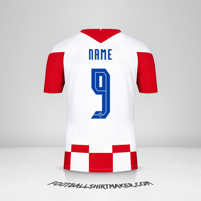 Jersey Croatia 2020/2021 -  name - 9