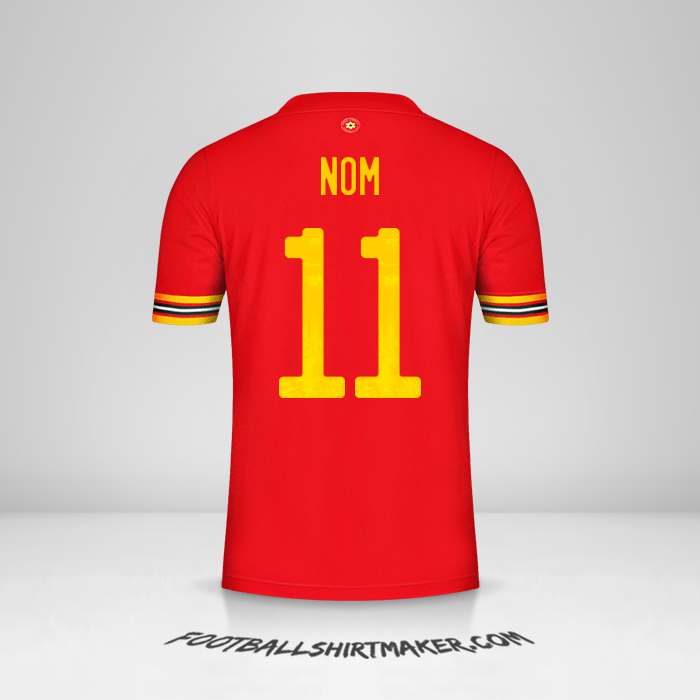 Maillot Pays de Galles 2020/2021 -  nom - 11