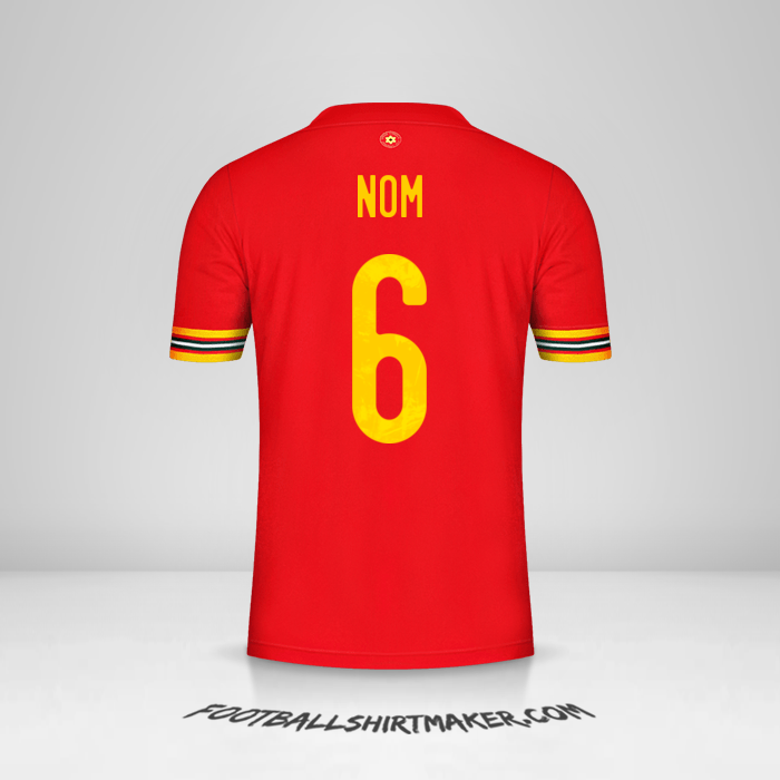 Maillot Pays de Galles 2020/2021 -  nom - 6
