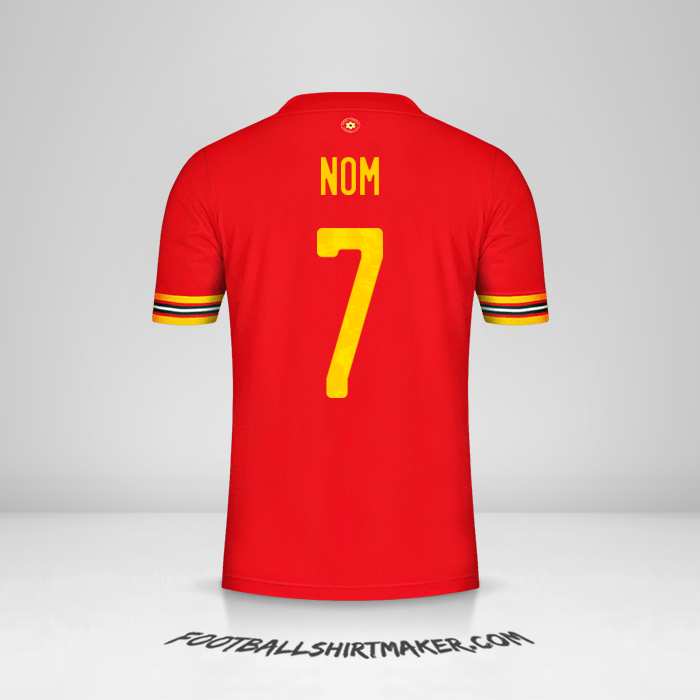 Maillot Pays de Galles 2020/2021 -  nom - 7