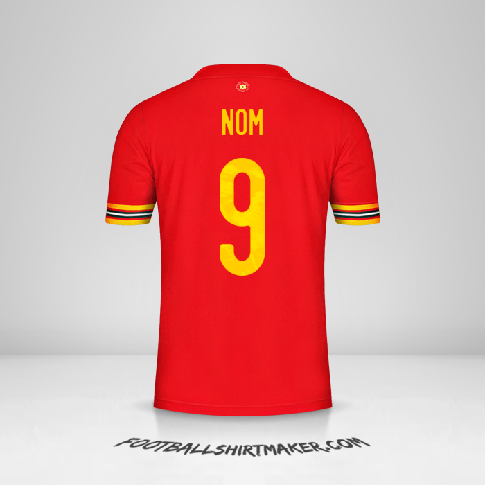 Maillot Pays de Galles 2020/2021 -  nom - 9